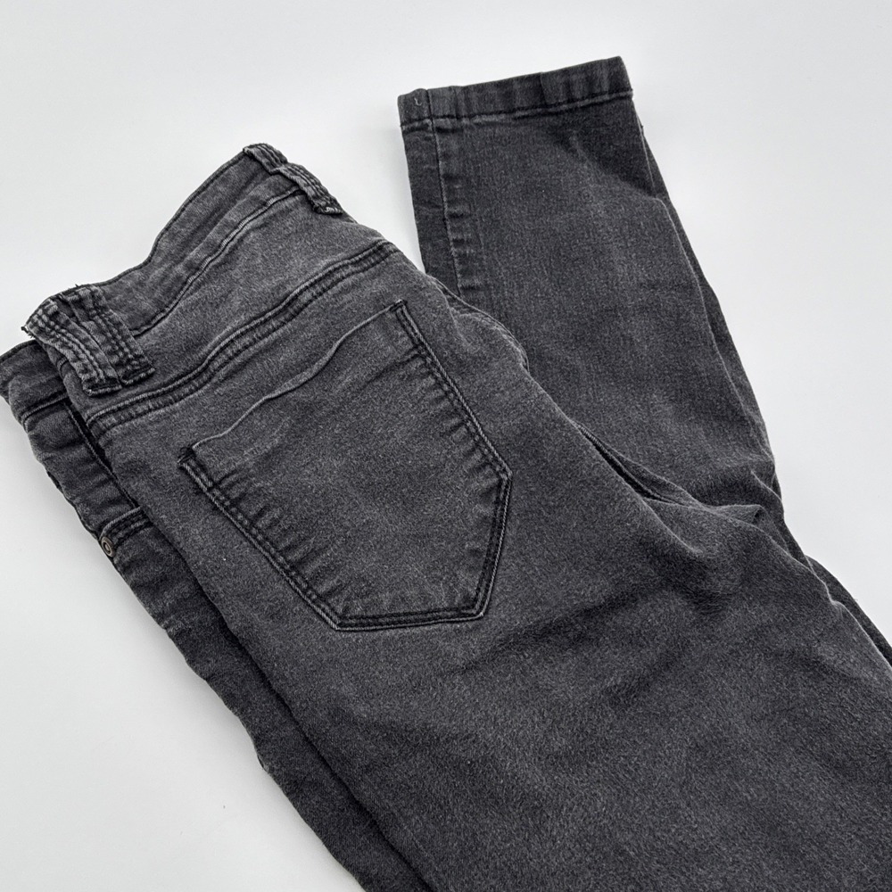 Judy Blue Stretch Skinny Tapered Jeans Juniors 7 (FITS 27 X 29) ‎ Gray